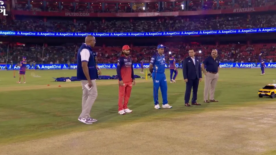 RCB Vs MI toss news